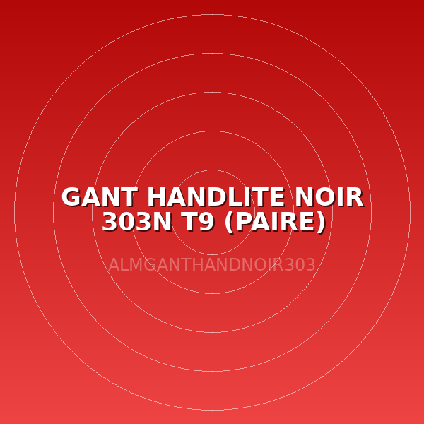 GANT HANDLITE NOIR 303N T9 (PAIRE)