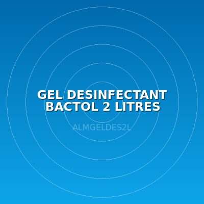 GEL DESINFECTANT BACTOL 2 LITRES