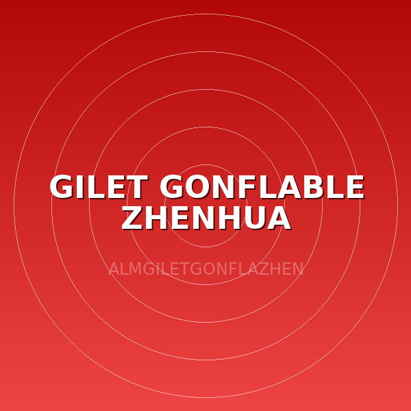 GILET GONFLABLE ZHENHUA