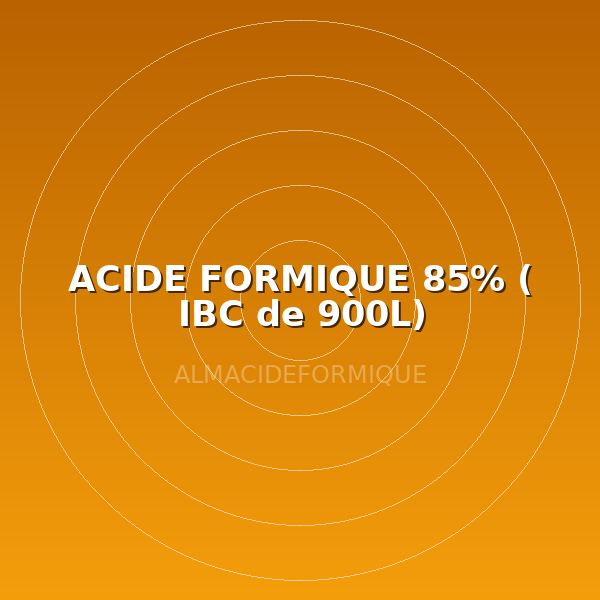 ACIDE FORMIQUE 85% ( IBC de 900L)