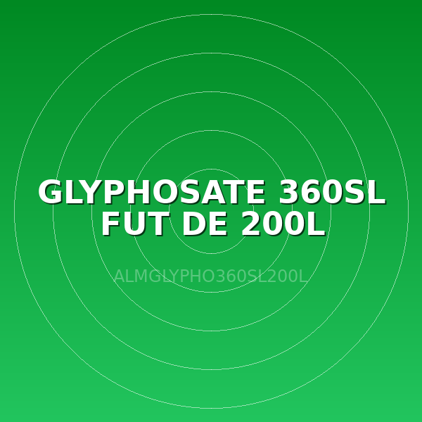 GLYPHOSATE 360SL FUT DE 200L