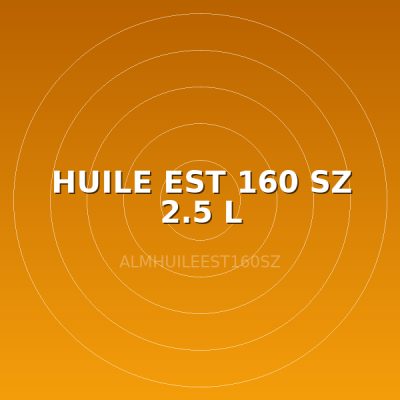 HUILE EST 160 SZ 2.5 L