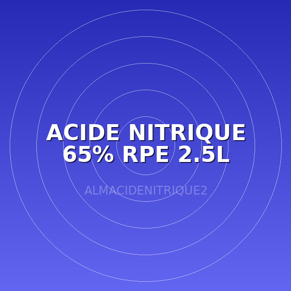 ACIDE NITRIQUE 65% RPE 2.5L