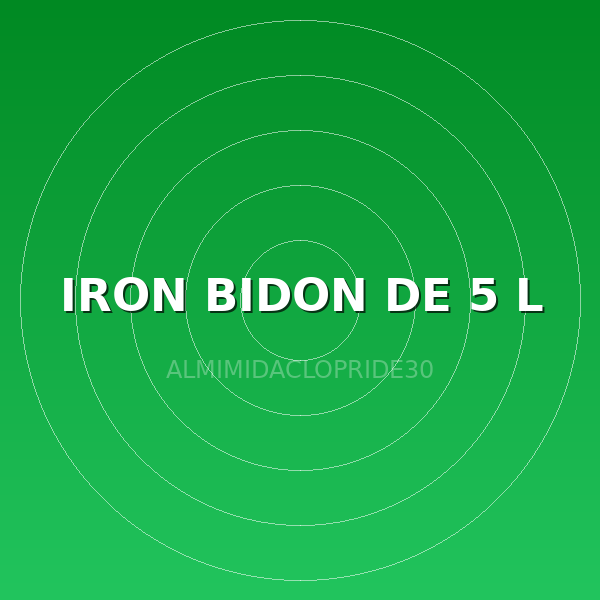 IRON BIDON DE 5 L