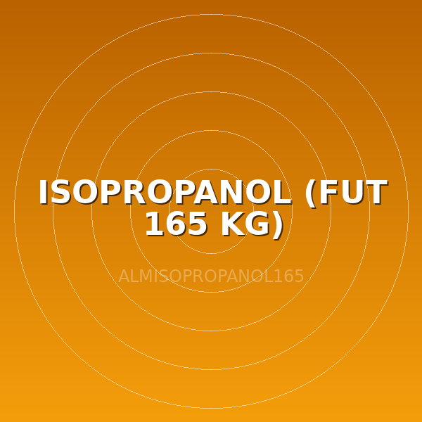ISOPROPANOL (FUT 165 KG)