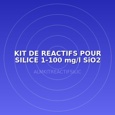 KIT DE REACTIFS POUR SILICE 1-100 mg/l SiO2