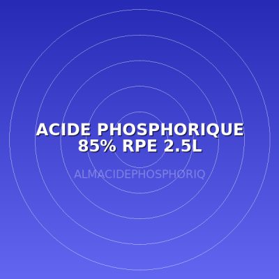 ACIDE PHOSPHORIQUE 85% RPE 2.5L