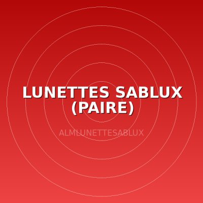 LUNETTES SABLUX (PAIRE)
