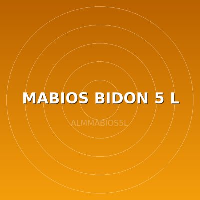 MABIOS BIDON 5 L