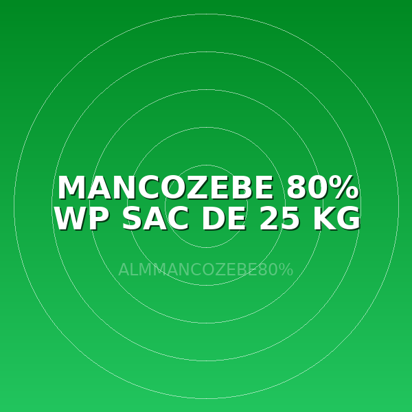 MANCOZEBE 80% WP SAC DE 25 KG