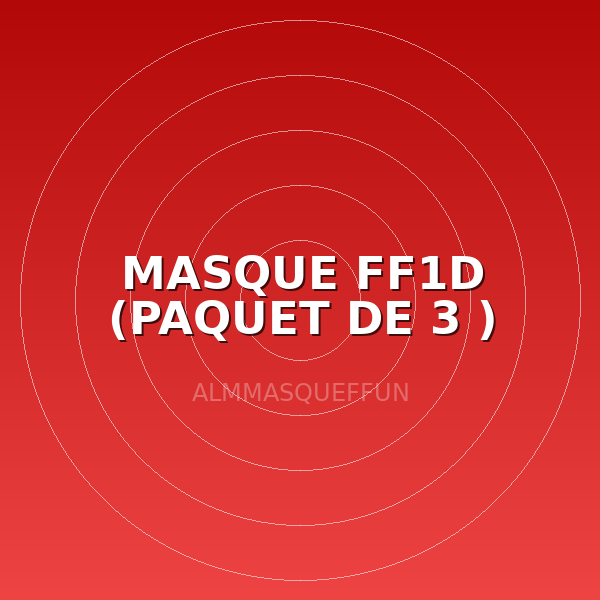 MASQUE FF1D (PAQUET DE 3 )
