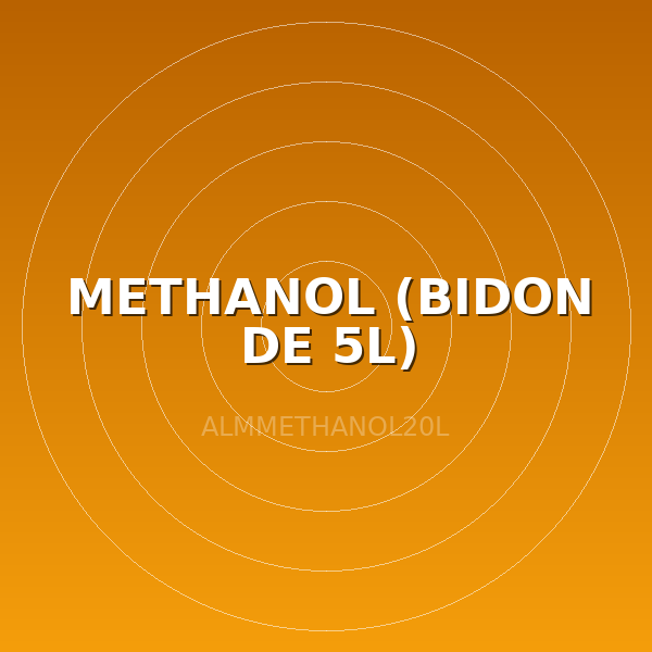 METHANOL (BIDON DE 5L)