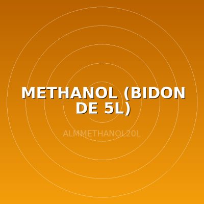 METHANOL (BIDON DE 5L)