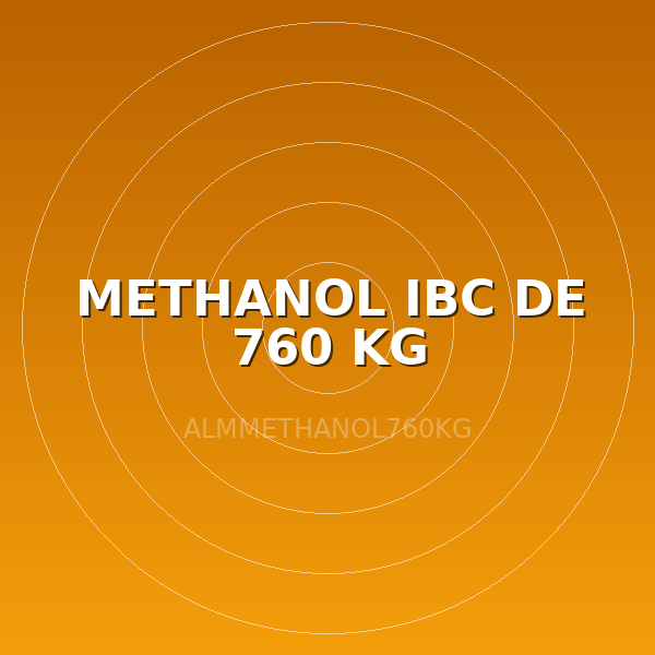 METHANOL IBC DE 760 KG