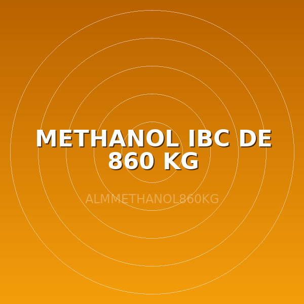 METHANOL IBC DE 860 KG