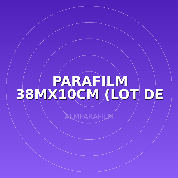 PARAFILM 38MX10CM (LOT DE 12)