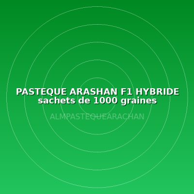 PASTEQUE ARASHAN F1 HYBRIDE sachets de 1000 graines