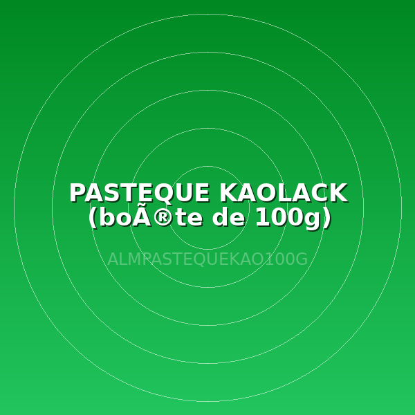 PASTEQUE KAOLACK (boÃ®te de 100g)