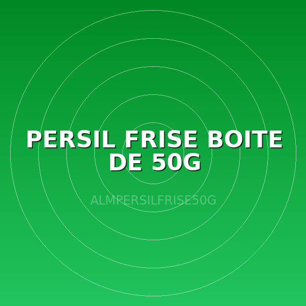 PERSIL FRISE BOITE DE 50G