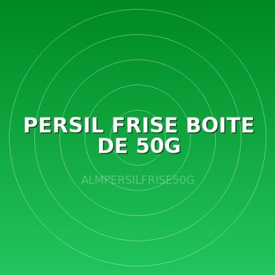 PERSIL FRISE BOITE DE 50G