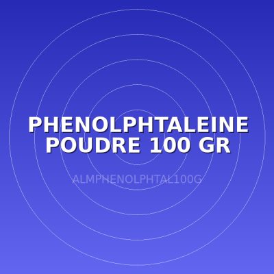 PHENOLPHTALEINE POUDRE 100 GR