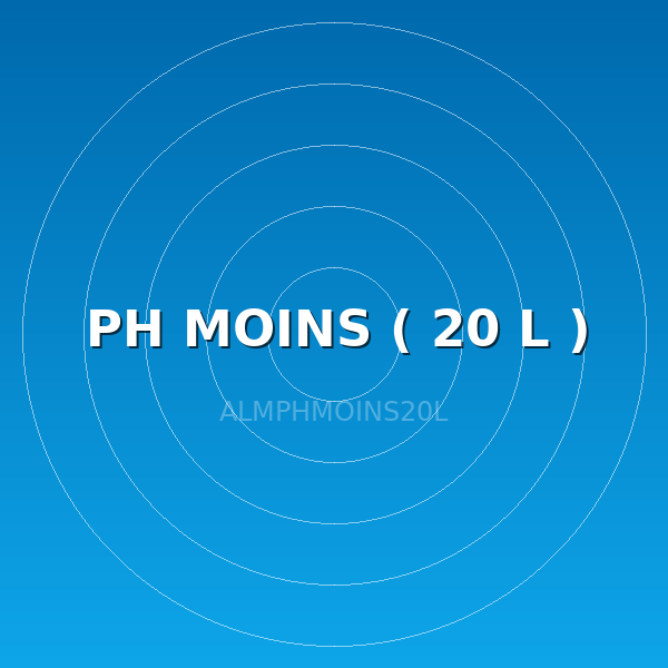 PH MOINS ( 20 L )