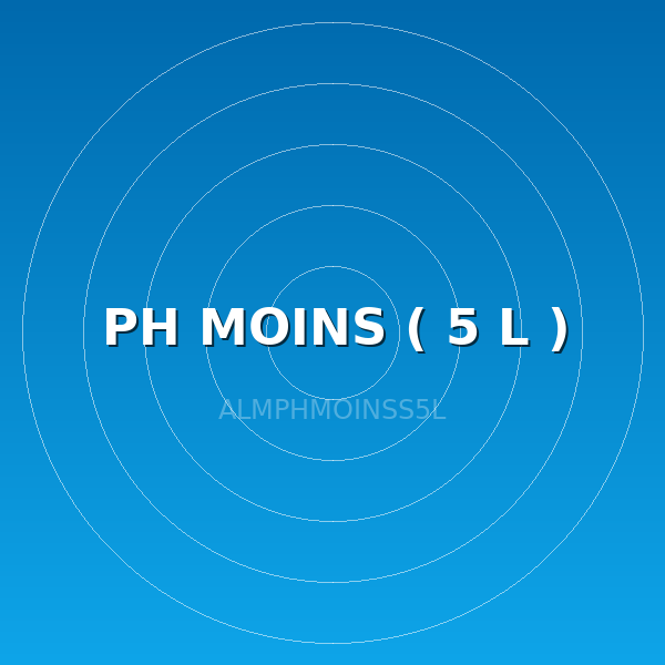 PH MOINS ( 5 L )