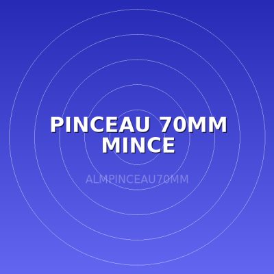 PINCEAU 70MM MINCE
