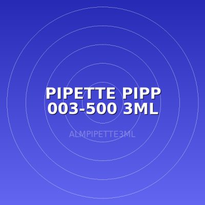 PIPETTE PIPP 003-500 3ML