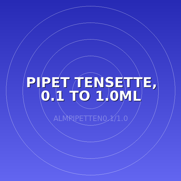 PIPET TENSETTE, 0.1 TO 1.0ML
