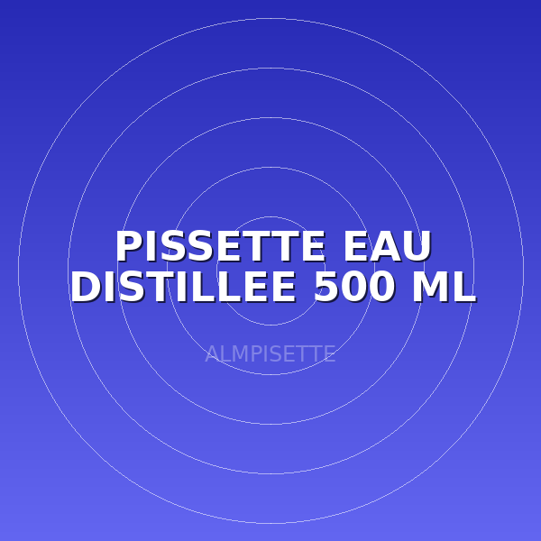 PISSETTE EAU DISTILLEE 500 ML