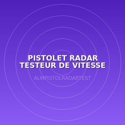 PISTOLET RADAR TESTEUR DE VITESSE