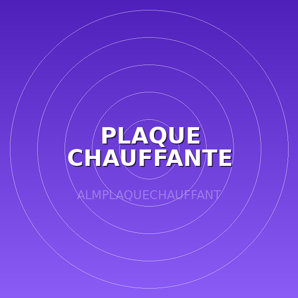 PLAQUE CHAUFFANTE ANALOG