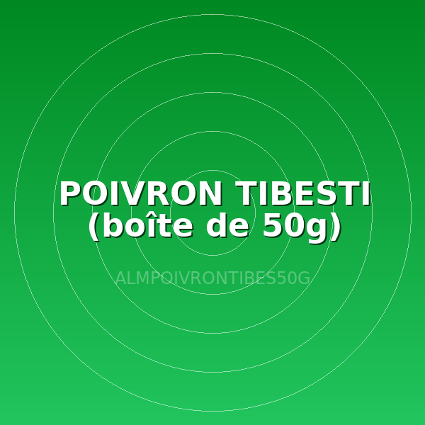 POIVRON TIBESTI (boîte de 50g)