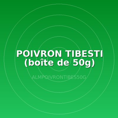 POIVRON TIBESTI (boîte de 50g)