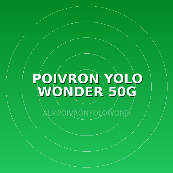 POIVRON YOLO WONDER 50G