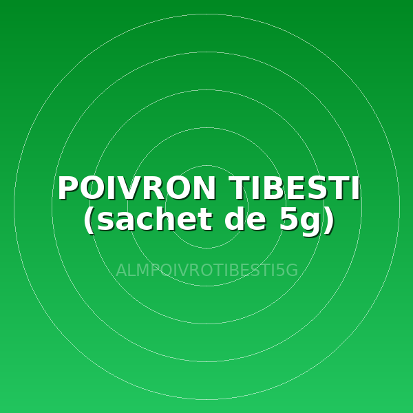 POIVRON TIBESTI (sachet de 5g)