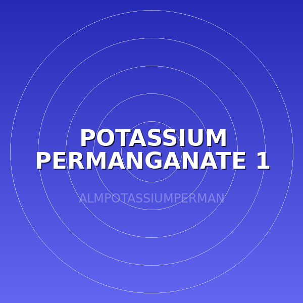 POTASSIUM PERMANGANATE 1 KG