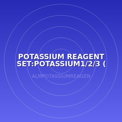 POTASSIUM REAGENT SET:POTASSIUM1/2/3 ( LABO )