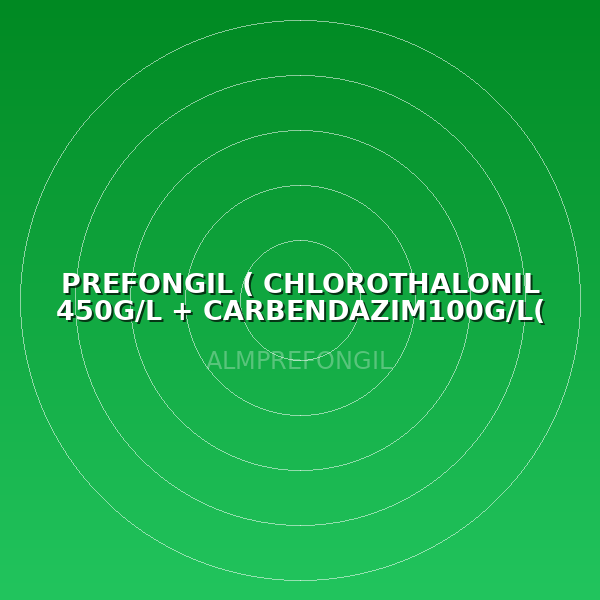 PREFONGIL ( CHLOROTHALONIL 450G/L + CARBENDAZIM100G/L( BIDON DE 5 L )