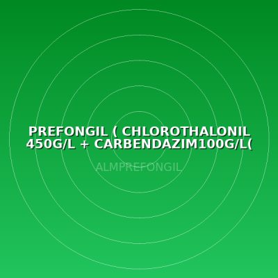 PREFONGIL ( CHLOROTHALONIL 450G/L + CARBENDAZIM100G/L( BIDON DE 5 L )