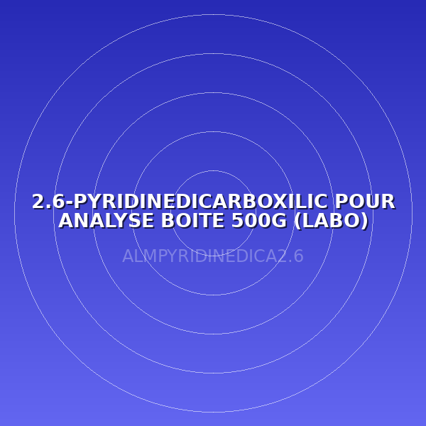 2.6-PYRIDINEDICARBOXILIC POUR ANALYSE BOITE 500G (LABO)