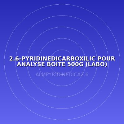 2.6-PYRIDINEDICARBOXILIC POUR ANALYSE BOITE 500G (LABO)