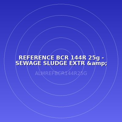 REFERENCE BCR 144R 25g - SEWAGE SLUDGE EXTR &amp; TOTAL METALS (LABO)