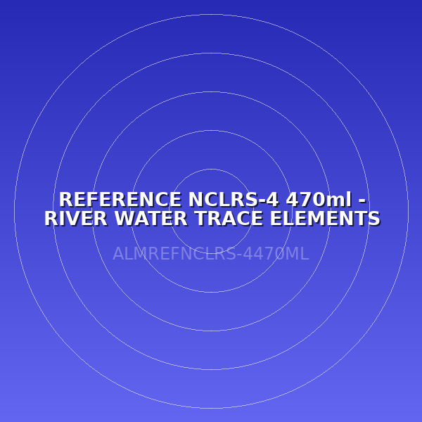 REFERENCE NCLRS-4 470ml - RIVER WATER TRACE ELEMENTS (LABO)
