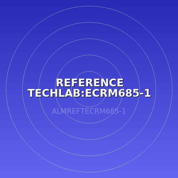 REFERENCE TECHLAB:ECRM685-1 100g (LABO)