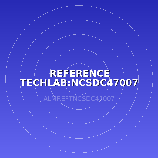 REFERENCE TECHLAB:NCSDC47007 100g (LABO)