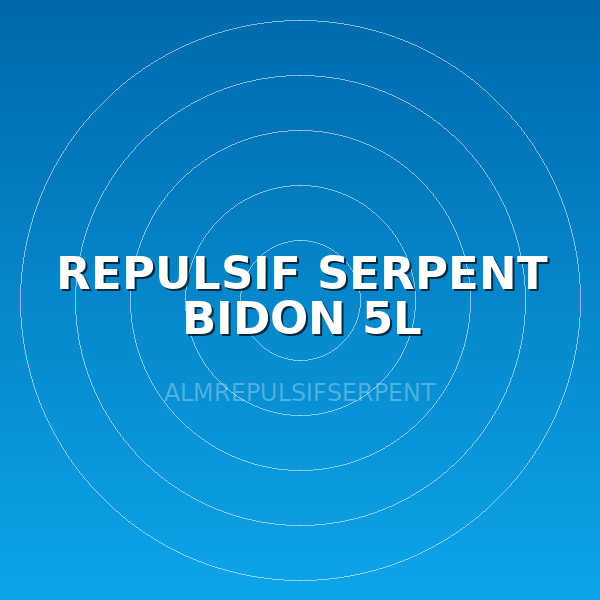 REPULSIF SERPENT BIDON 5L