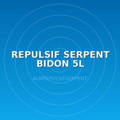 REPULSIF SERPENT BIDON 5L